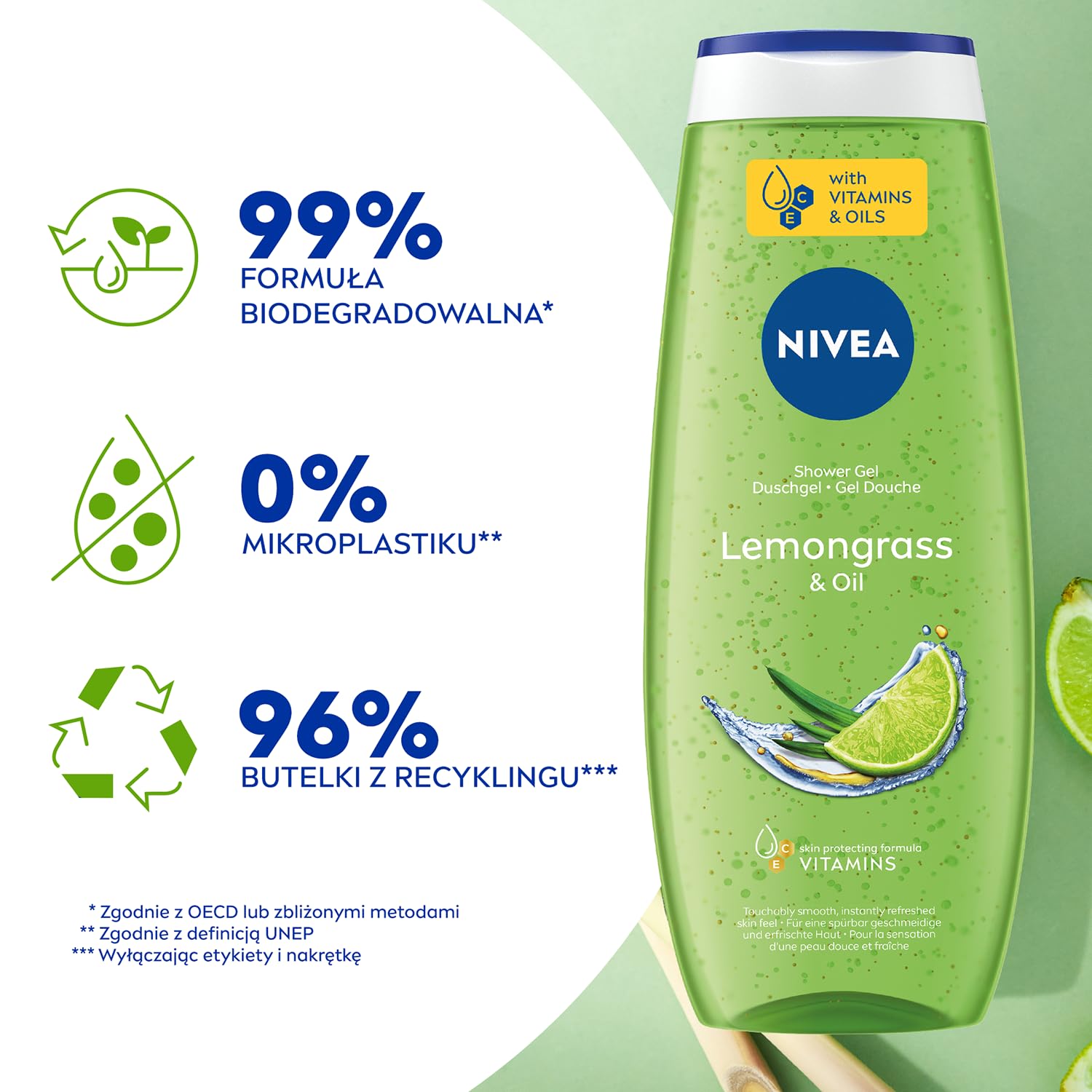 Nivea Fresh Shower Lemongrass - 250 ML