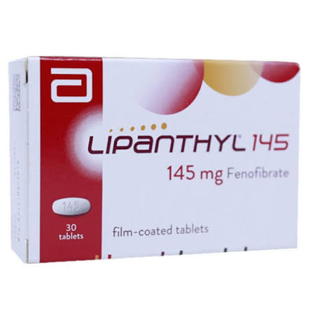 Lipanthyl 145 30Tablets 145MG Fenofibrate