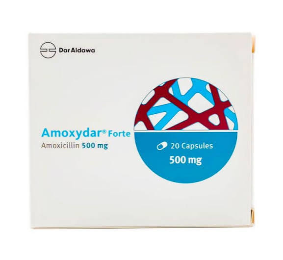 Amoxydar Fort (Amoxicillin 500MG) 20 Capsules