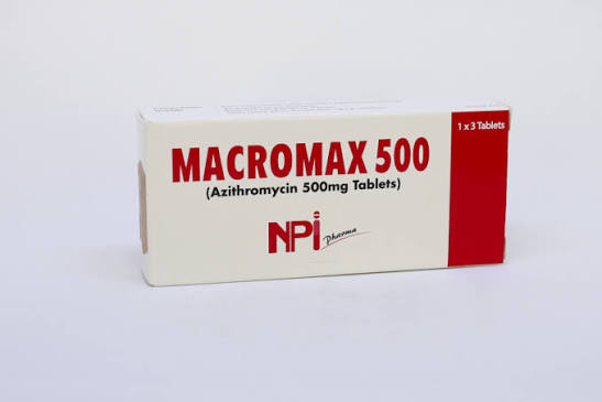 Macromax 500 (Azithromycine) 3 Tablets