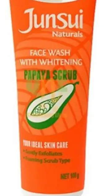 Junsui Face Wash Papya Scrub - 100 G