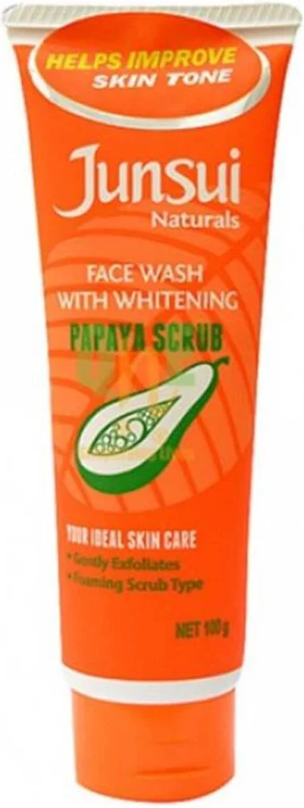 Junsui Face Wash Papya Scrub - 100 G